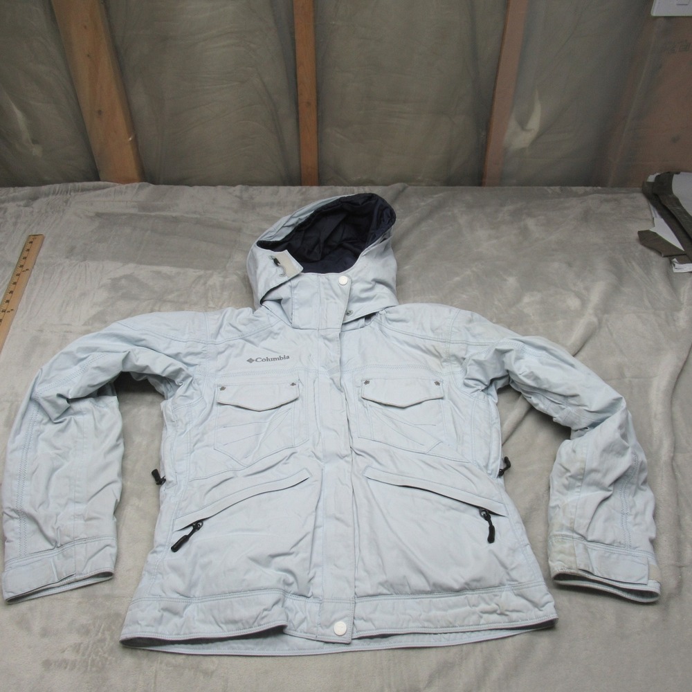 Columbia Light Gray Ski & Snow Jacket
